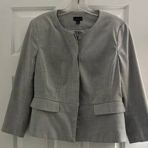 Ann Taylor Classic Gray Suit Set